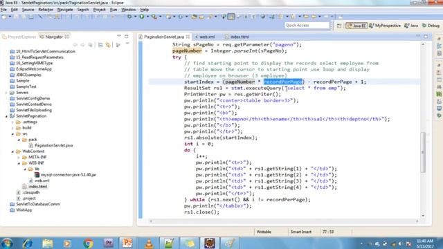 Lesson - 21 : Servlet - Pagination in Servlet смотреть онлайн