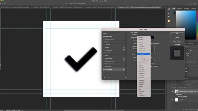 How to Add a Drop Shadow to a PNG File Using Adobe Photoshop. (2021 Edition) смотреть онлайн