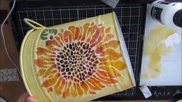 Mixed Media Home Decor Tutorial - Use DIY Decoupage Papers