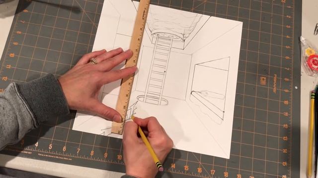 1pt. Perspective - How to Draw a Crack/Fissure in the Floor (4th Grade) смотреть онлайн