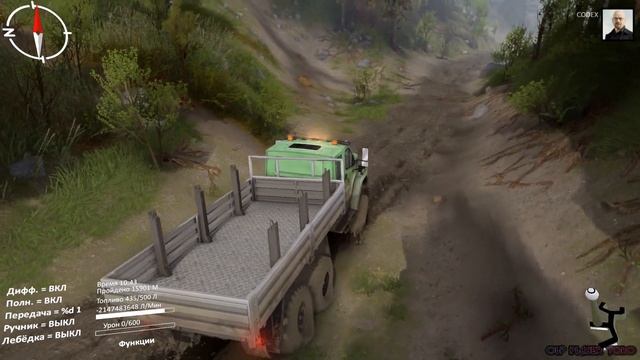 SpinTires-URAL NEXT-CHINA ADVENTURES-DELIVERY IN THE MOUNTAINS-CANYON MAP-STAGE 3-Урал-MOD FOR PC смотреть онлайн