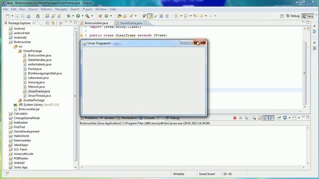 Java Tutorial 66 - Text in GUI anzeigen lassen / JLabel смотреть онлайн