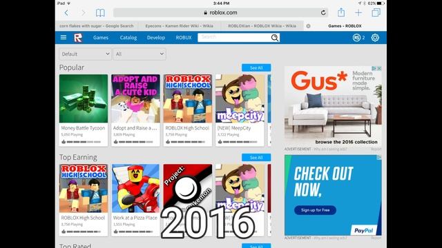 Evolution of Roblox website (2004 - 2020) смотреть онлайн