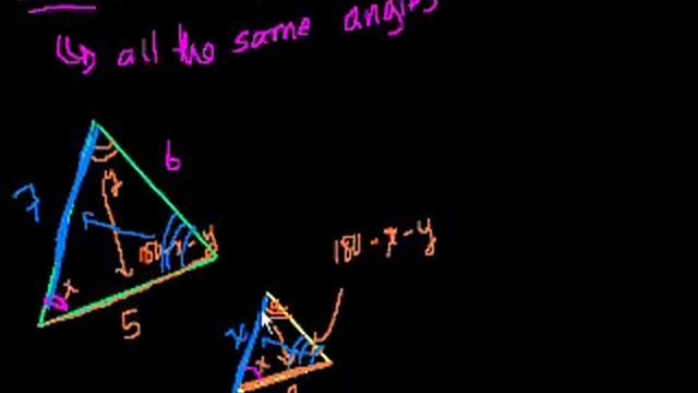 Similar triangles | Similarity | Geometry | Khan Academy смотреть онлайн
