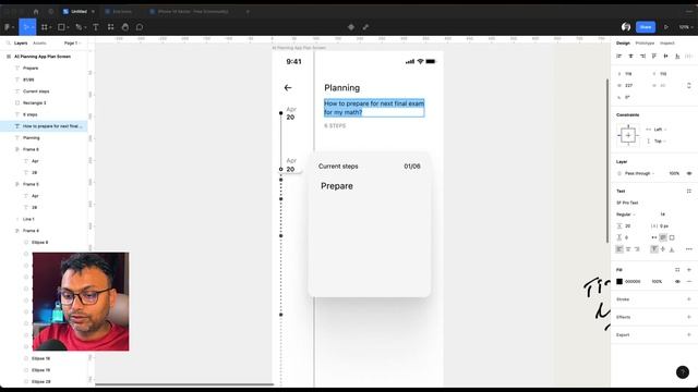 AI Driven Planning App for Students UX UI Design Practice in Figma এআই অ্যাপ ডিজাইন ফিগমা смотреть онлайн