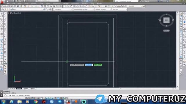 AUTOCAD 3D ESHIK VA DERAZA { 3-qism } 11-DARS || MY COMPUTER смотреть онлайн