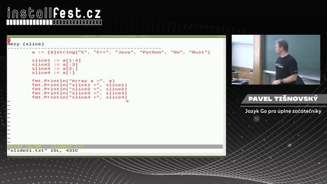 Jazyk Go pro úplné začátečníky (Pavel Tišnovský) смотреть онлайн