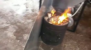 Горелка для котла на опиле