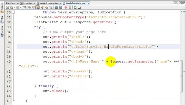 JSP Class Lecture(Handle Form Data using Servlet)- Class 04 смотреть онлайн