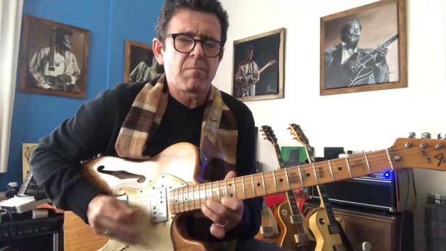 Bludotone ojai, 1973 Fender Telecaster Thinline смотреть онлайн
