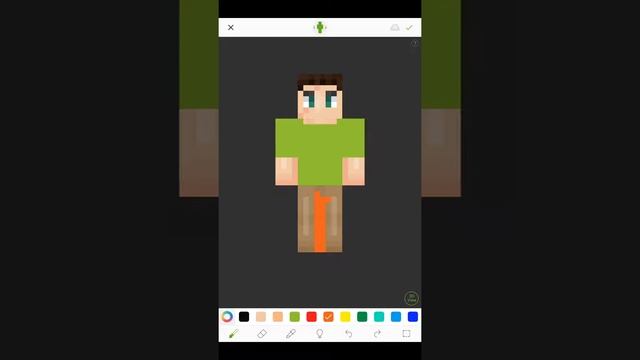 How to make skin for minecraft by using skin seed app. смотреть онлайн
