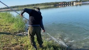 Поймали рыбу 8 кг на Грозненском море (водохранилище в Грозном, Чечня, чеченцы, рыбалка)