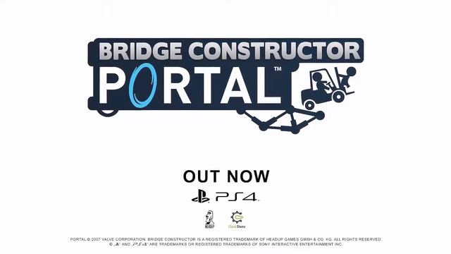 Bridge Constructor Portal - Gameplay Trailer | PS4 смотреть онлайн