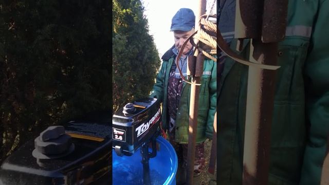 Первый запуск лодочного мотора Toyama 2.6