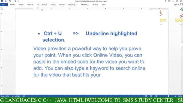 How to create a custom shortcut key || MS Word || Excel #python #c #cpp #programminglanguage смотреть онлайн