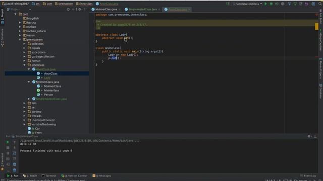 Java - Inner Classes (session 14) смотреть онлайн