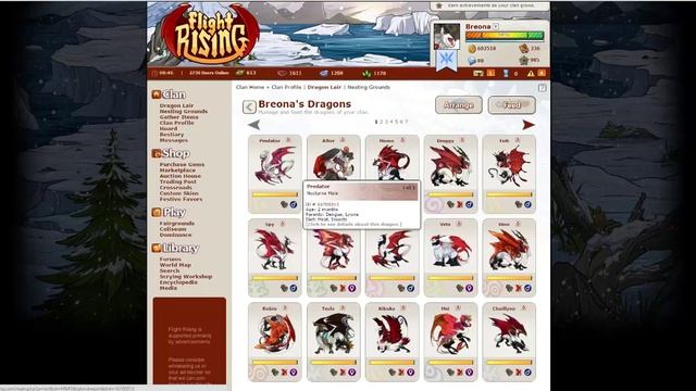 Flight Rising - обзор игры про драконов на русском (1часть) смотреть онлайн