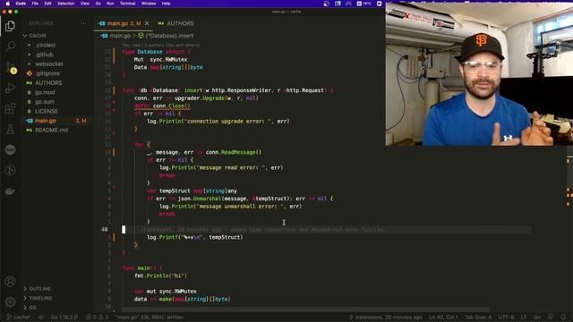golang key value db with websockets pt 1 смотреть онлайн