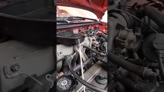 puesta a punto para cambio correa y revisión fuga aceite, Toyota Tercel twin cam. смотреть онлайн