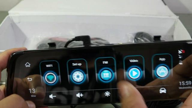 4G Android Dual Camera ADAS 1080p Mirror Car DVR. FREE TRACKING смотреть онлайн