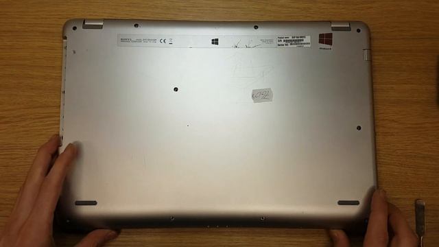 Sony Vaio Fit 15 SVF15AA1QM 15.5" Touchscreen Laptop How to disconnect battery and take out hdd смотреть онлайн