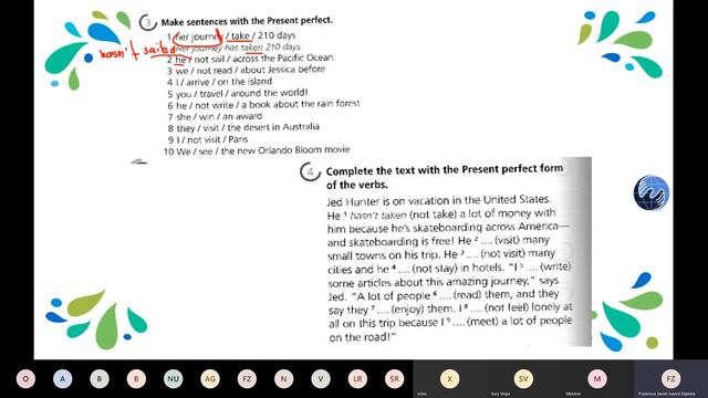 English MAP Sec 2A Present perfect смотреть онлайн