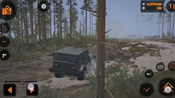 ТОП-10 САМОГО МОЩНОГО ТРАНСПОРТА В MUDRUNNER MOBILE(подборка лучших машин из mudrunner mobile)