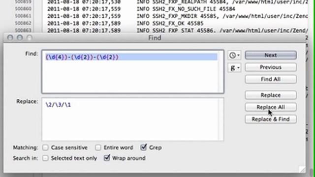 Faster replace with grep смотреть онлайн