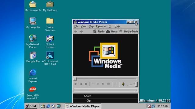 Microsoft Windows ME beta 1 2380 ОБЗОР смотреть онлайн