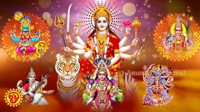 NAVARATRI 7TH DAY AMMAN DEVOTIONAL SONG | Durga Devi | Lakshmi | Saraswati | Navarathri Spl Songs