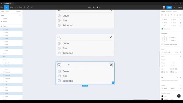Search Bar (Keyboard Input Animation) | Figma Interactive Components смотреть онлайн