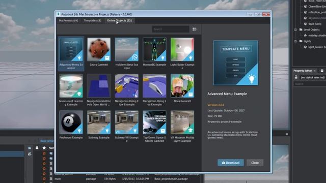 Getting Started in 3ds Max Interactive - Part 1: Set up a Project смотреть онлайн