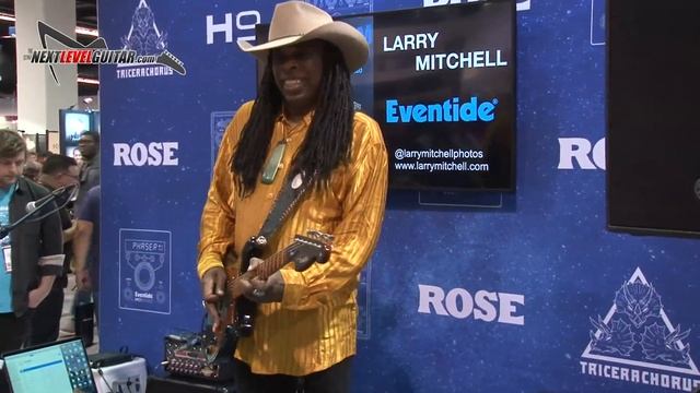 Larry Mitchell LIVE playing NEW Fractal Audio FM3 and Eventide H9 NAMM смотреть онлайн