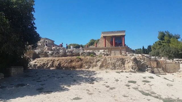 Knossos Palace Heraklion Crete Greece #greece #history смотреть онлайн