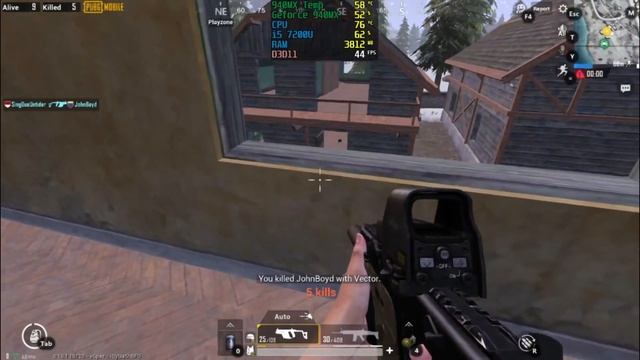 PUBGM Vikendi Map | Be a pro!!! on Geforce 940MX - i5 7200U - 8GB RAM [acer e5 475g] смотреть онлайн