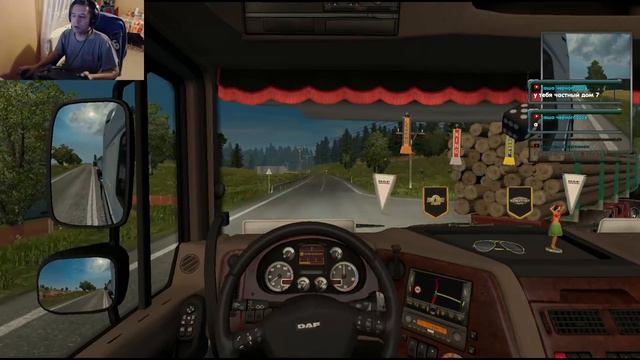 Виртуальный дальнобой в игре ,,Euro Truck Simulator 2,, №8 смотреть онлайн