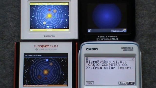 Solar Python, the NumWorks + TI + Casio performances test смотреть онлайн
