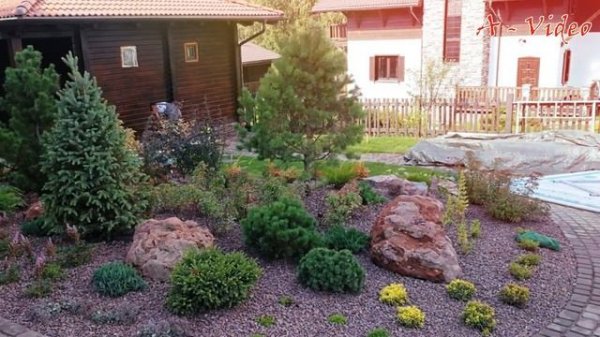 ?Идеи ландшафтного дизайна для дачи и загородного дома / Examples of landscape design / A - Video