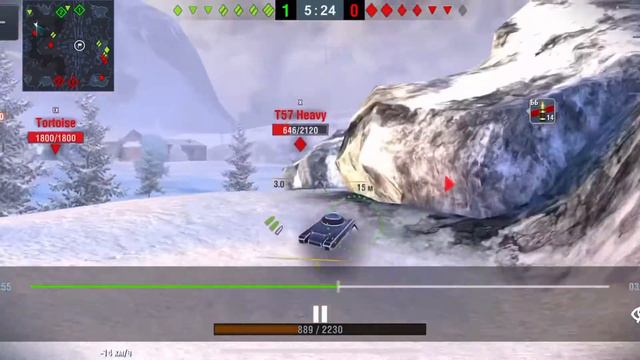 Word of Tanks blitz Игра на Французском тяжелом барабане AMX 50 B смотреть онлайн