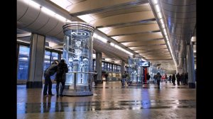 перегон Спортивная - Воробьёвы горы на составе типа Русич (2022 г.)