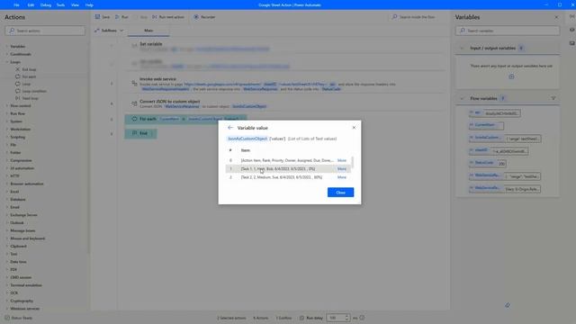 Power Automate Desktop: Connect To and Read Google Sheets, Parse the Data and action emails on Rows смотреть онлайн