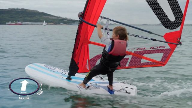 START WINDSURFING | Using The Harness & Footstraps | Planing And Picking Up Speed смотреть онлайн