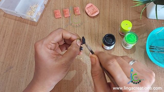 How to make terracotta choker set|#terracottajewellerymaking |#lingacreations|#airdryclayjewellery смотреть онлайн