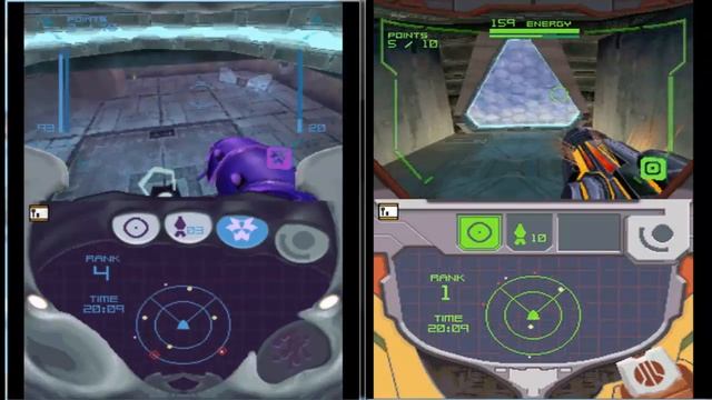 Metroid Prime Hunters Split Screen Local Multiplayer смотреть онлайн
