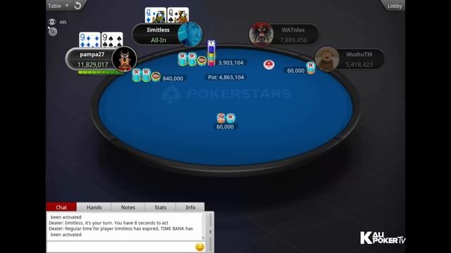 SCOOP 2021 #72-H $10K Final Table Replay pampa27 | limitless | LLinusLLove смотреть онлайн