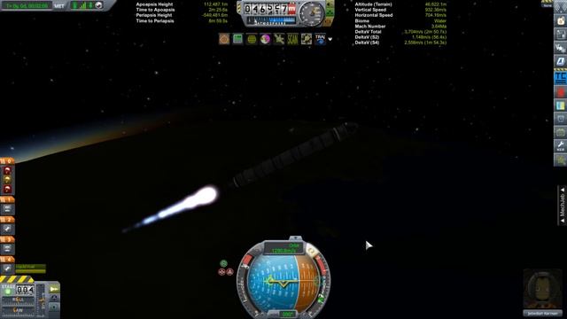 Kerbal Space Program | Fly by Mun without any maneuver node смотреть онлайн