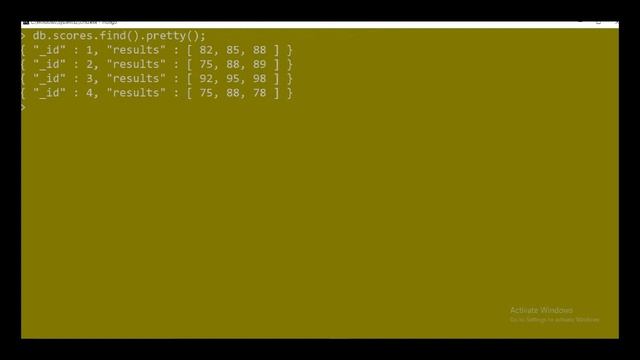 $elemMatch in query in MongoDB. смотреть онлайн