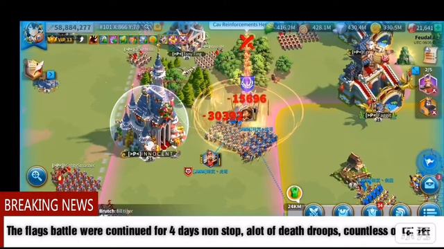Rise of Kingdom [K59 versus K185] KvK season 2 - Flags battles смотреть онлайн