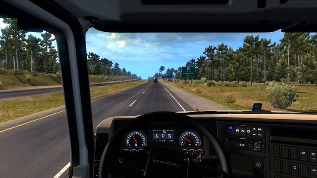 American Truck Simulator Update - Mack Anthem Transporting Cables Part 2 смотреть онлайн
