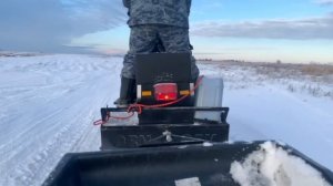 Буран с двигателем Toyota 1KR-FE (Первый выезд, первый снег)